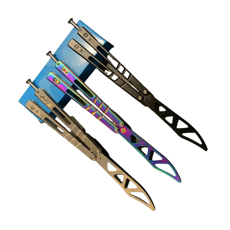 10157621532_78327863.webp Butterflymesser bungswerkzeug Edelstahl Outdoortool JL-64 ungeschrft – Bild 1