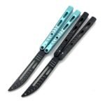 Variant Practice Butterfly 7075 Aluminium ungeschliffenes Trainingsmesser