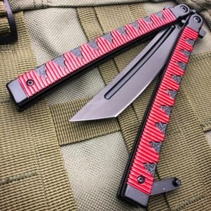 9,5 Zoll Samurai-Tanto-Klinge im japanischen Stil, Butterfly-Messer Balisong – Bild 4