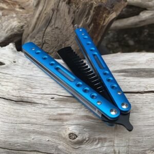 Balisong Schmetterlingskamm, Outdoor-Camping-bungskamm, Kugellager, bungswerkzeuge, Schmetterlingskamm – Bild 7
