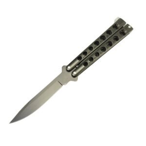 Hochwertiges Helix Butterfly Balisong Messer Schwarz