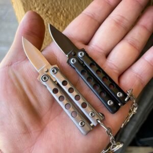Mini Butterfly Knife Schlsselanhnger klein Balisong