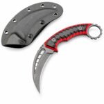 Karambit-Messer mit fester Klinge aus D2-Stahl + G10-Griff, Outdoor-Klauenmesser mit Schutzhülle, Edc Tool-RDE
