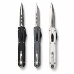 Microtech UT-EX OTF-Messer mit Dolch-Logo-Taschenclip