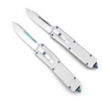 CobraTec Direct-Jump Special Edition Droplet OTF-Messer mit weißem Griff